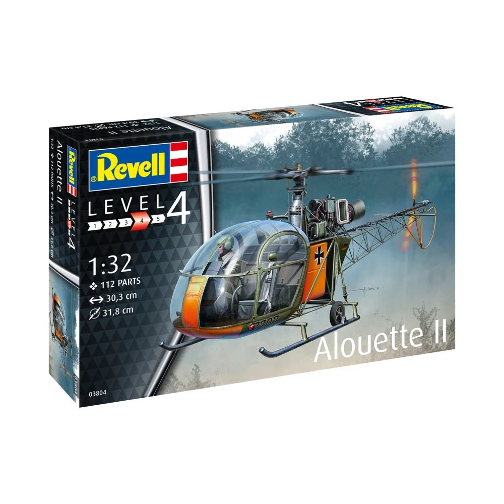 Revell 03804 1/32 Alouette II Helicopter - Image 11