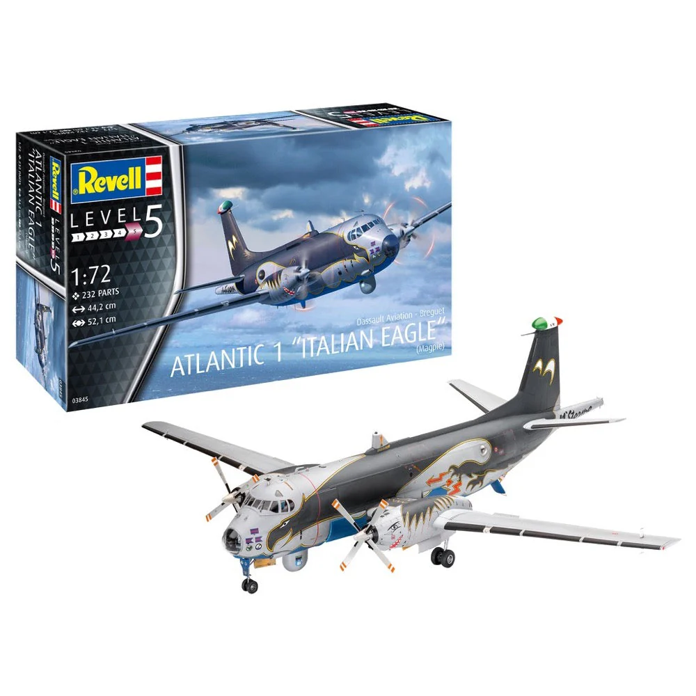 Revell 03845 1/72 Breguet Atlantic 1 Italian Eagle - Image 2