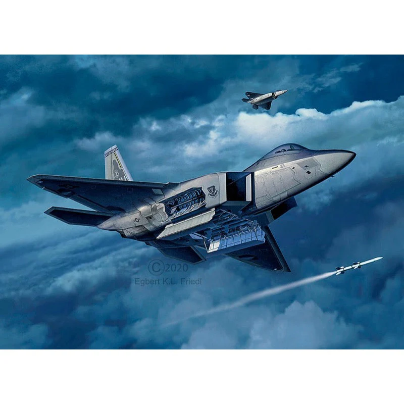 Revell 03858 1/72 Lockheed Martin F-22A Raptor - Image 8