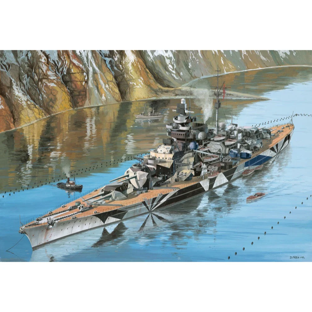 Revell 05096 1/350 German Battleship Tirpitz - Image 13
