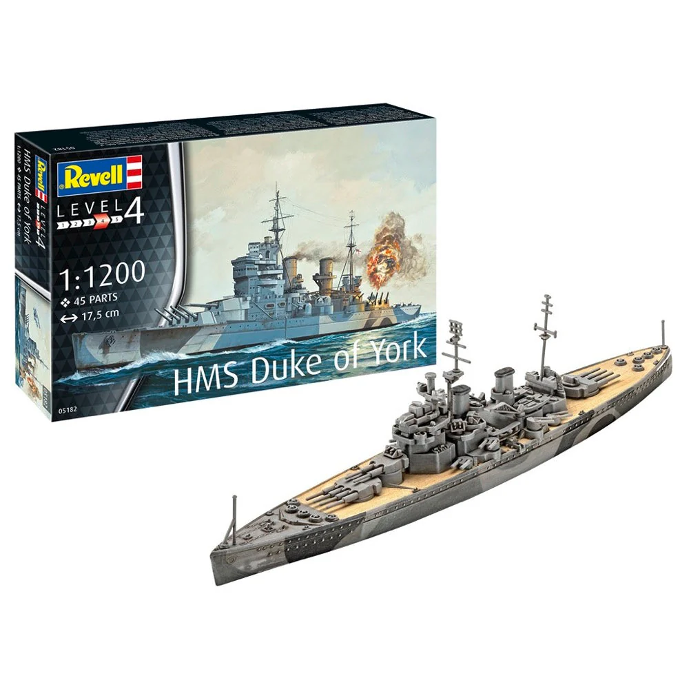 Revell 05182 1/1200 Battleship HMS Duke of York - Image 3