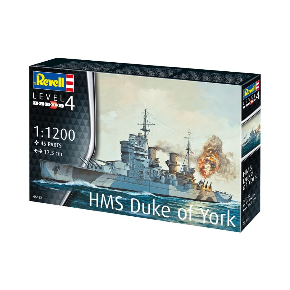 Revell 05182 1/1200 Battleship HMS Duke of York - Image 7