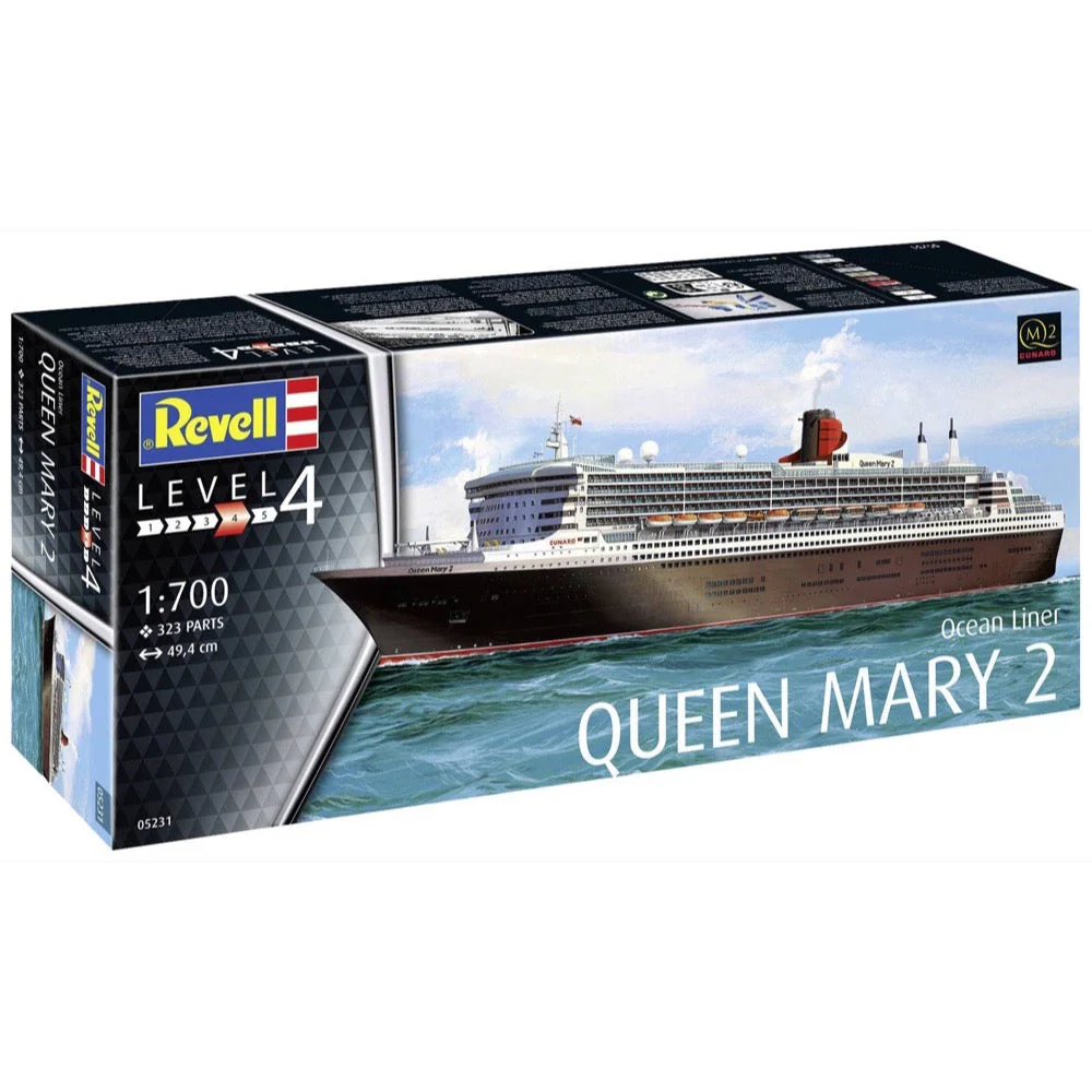 Revell 05231 1/700 Queen Mary 2 - Image 8