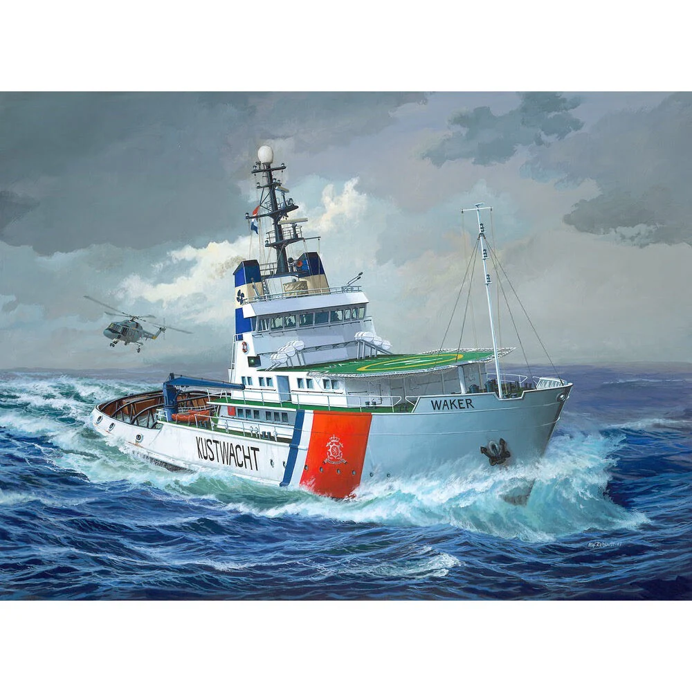 Revell 05240 1/200 ETV Waker Netherlands Coast Guard Emergency Towing Vessel - Image 2