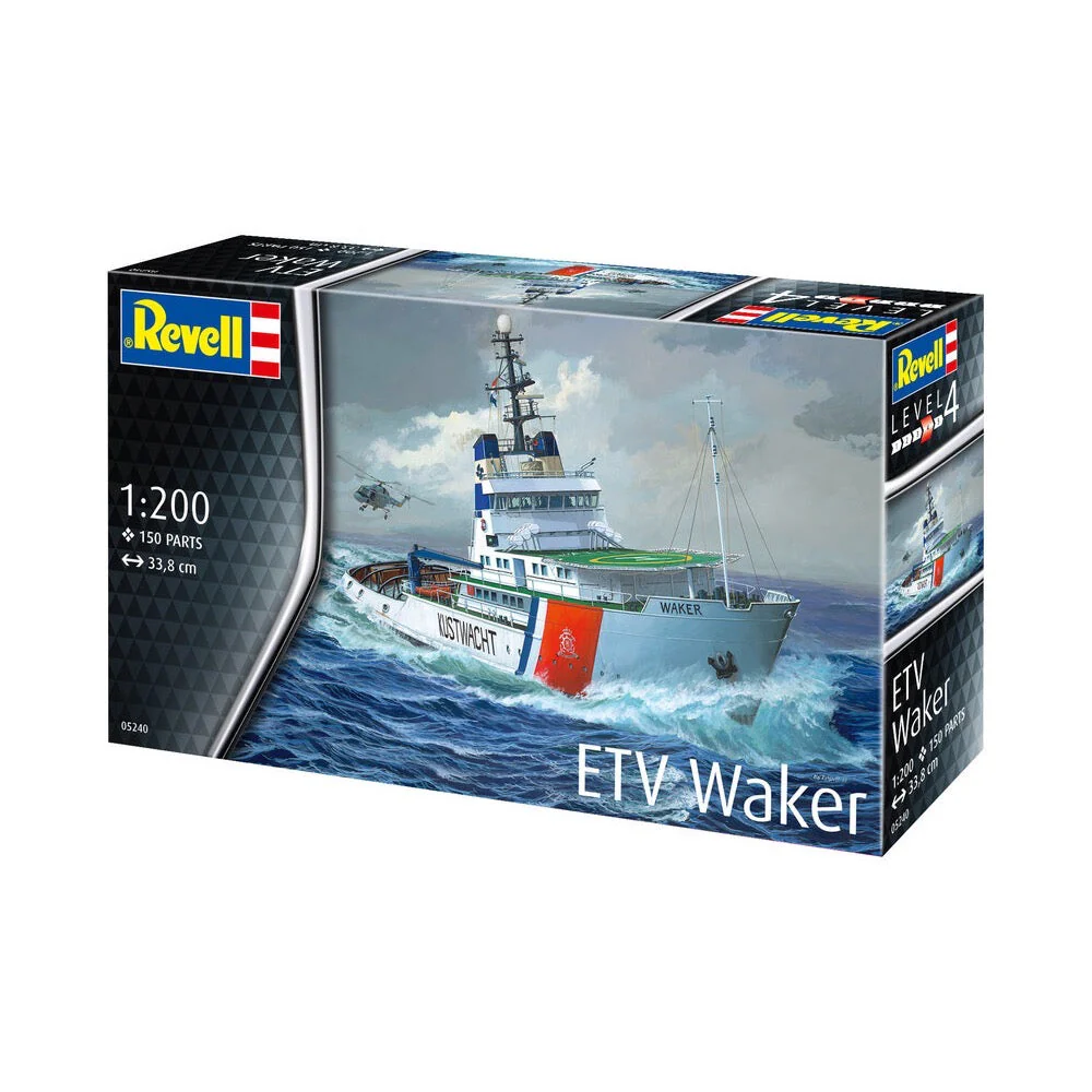 Revell 05240 1/200 ETV Waker Netherlands Coast Guard Emergency Towing Vessel - Image 4