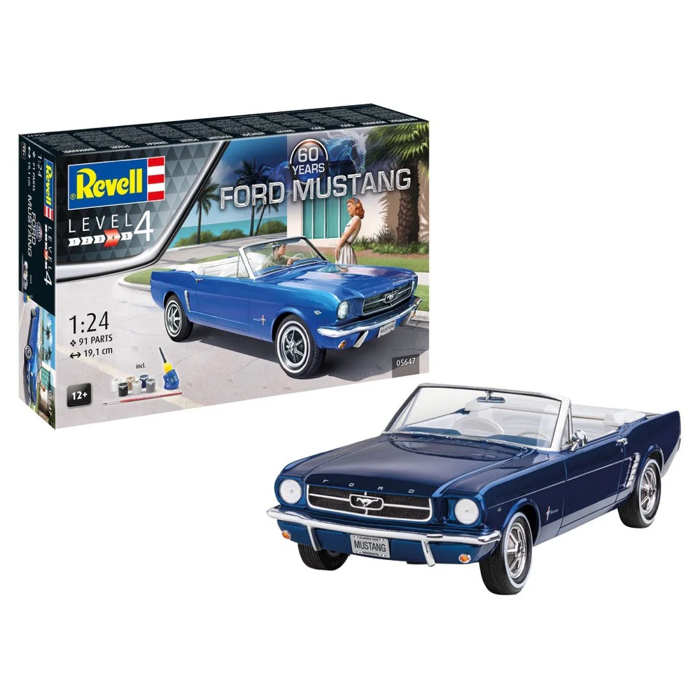 Revell 05647 1/24 60th Anniversary of Ford Mustang Gift Set - Image 3