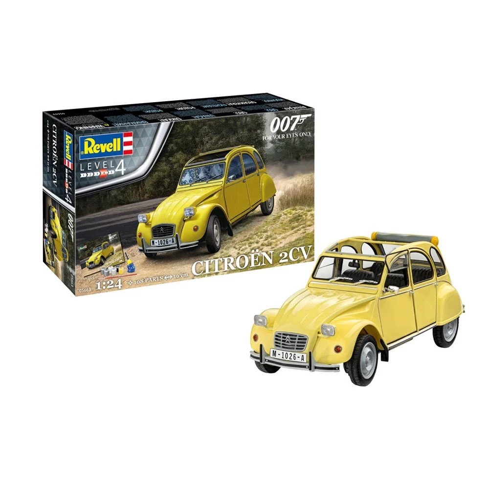 Revell 05663 1/24 James Bond Citroen 2 CV For Your Eyes Only - Image 7