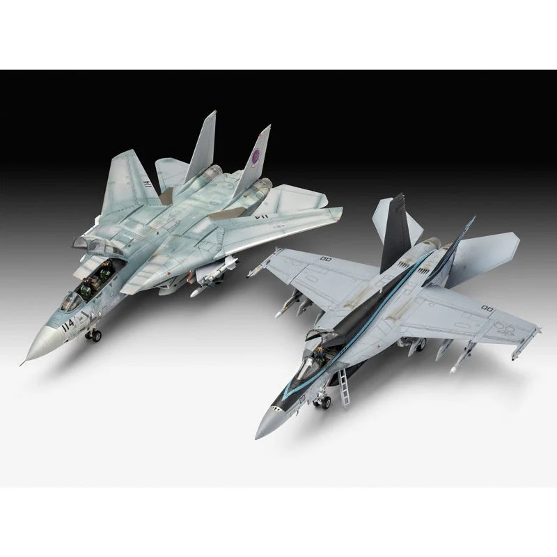 Revell 05677 1/72 Top Gun Movie 2 F-14A and F/A-18E Gift Set - Image 3