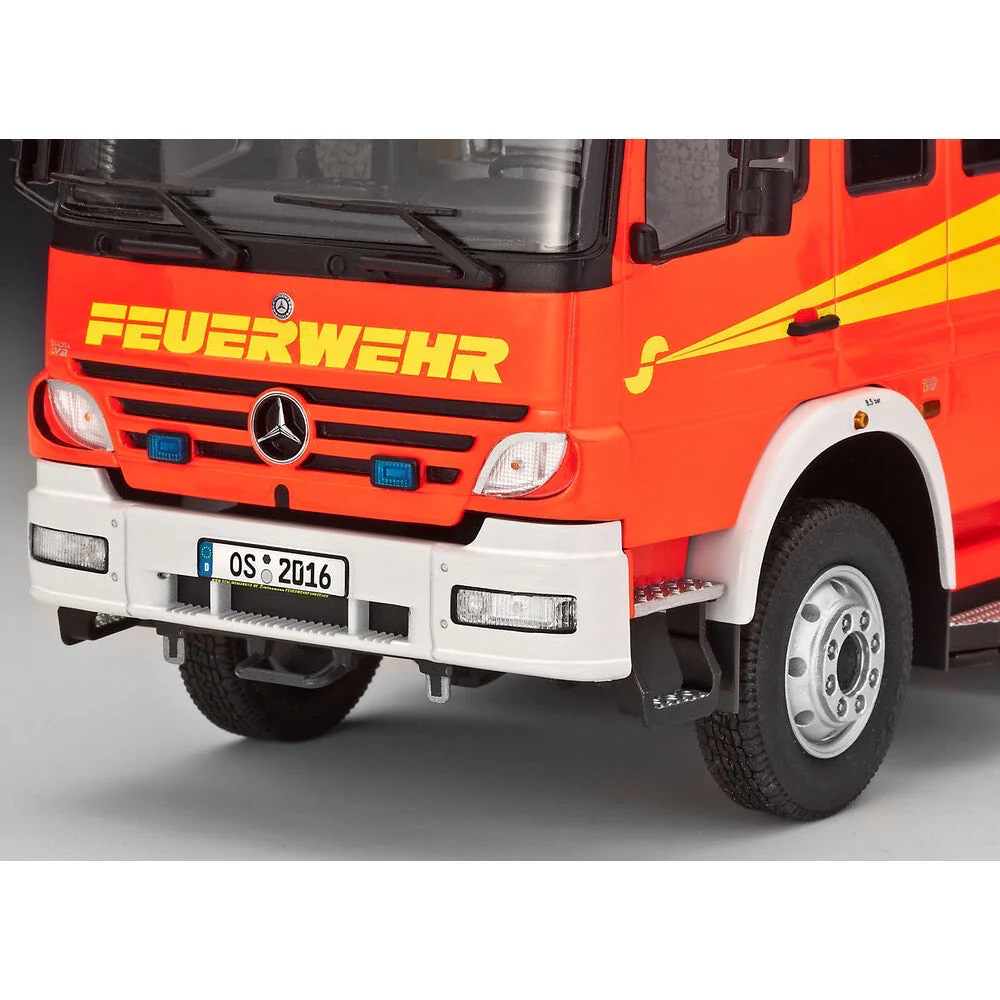 Revell 07404 1/24 Mercedes-Benz Atego 1529 AF Schlingmann LF20/16 Fire Truck - Image 6