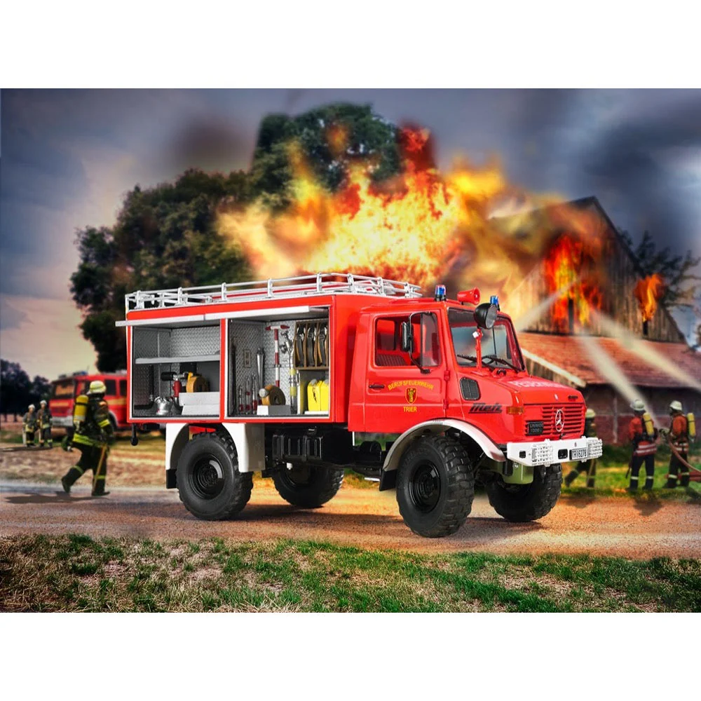Revell 07512 1/25 Mercedes-Benz Unimog U 1300 TLF 8/18 - Image 7