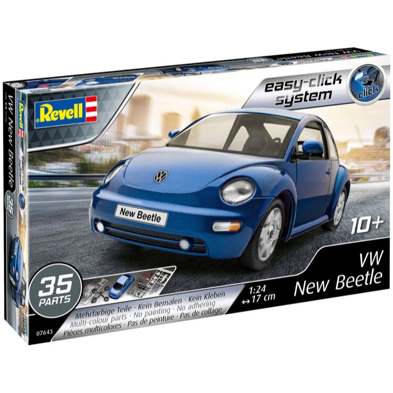 Revell 07643 1/24 VW New Beetle Easy Click