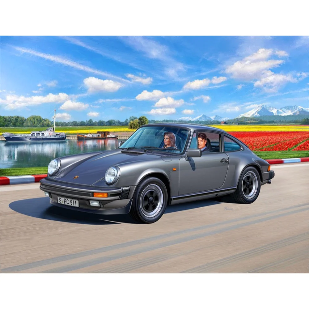 Revell 07688 1/24 Porsche 911 Carrera 3.2 Coupe - Image 8