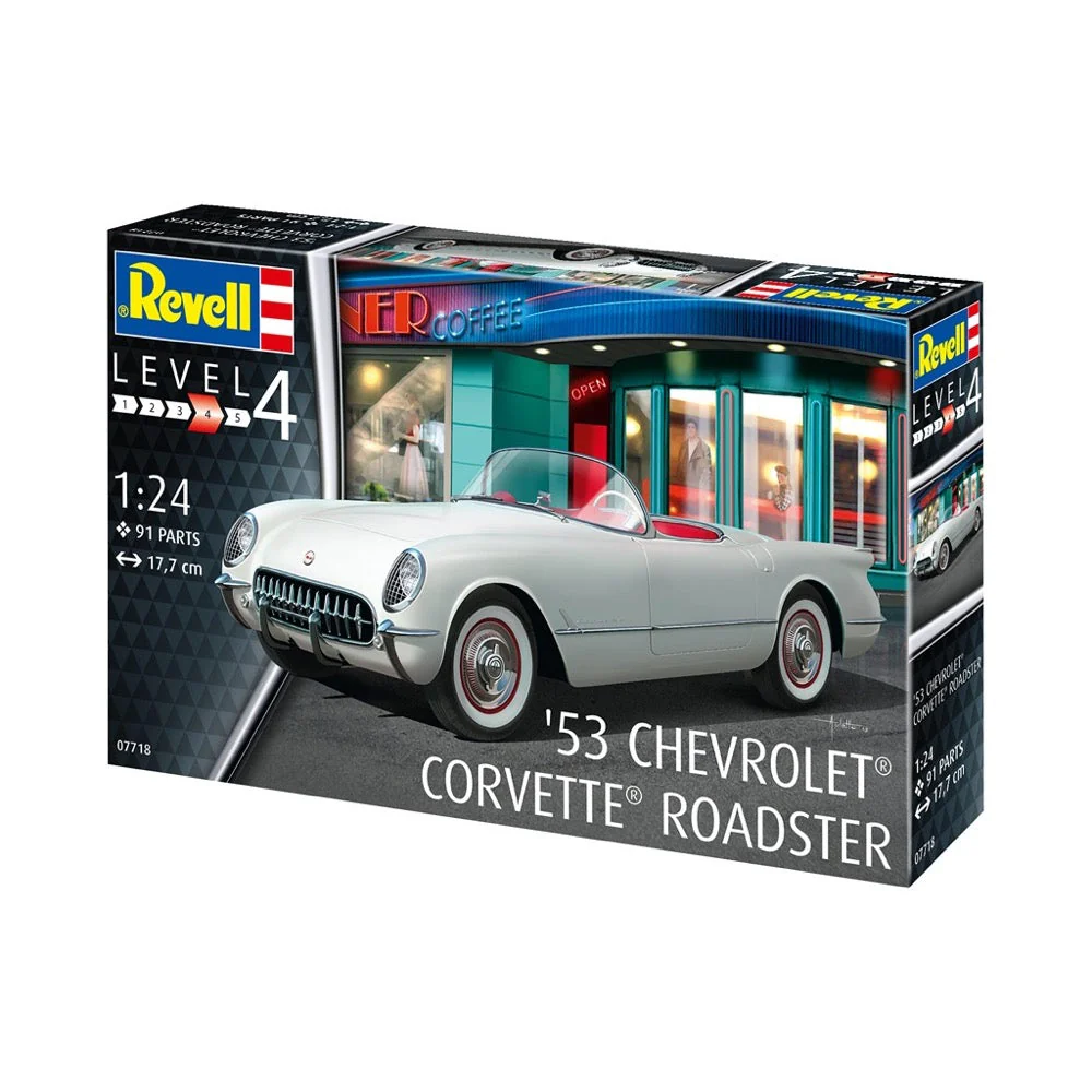 Revell 07718 1/24 1953 Corvette Roadster - Image 7