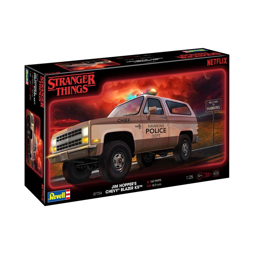 Revell 07724 1/25 Stranger Things 1985 Chevrolet K5 Blazer - Image 8