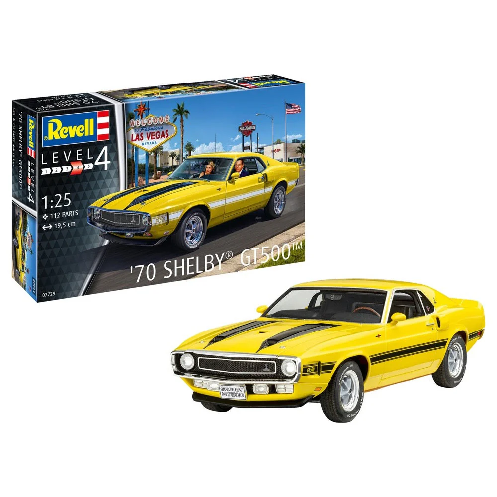Revell 07729 1/25 70 Shelby Mustang GT500 - Image 3