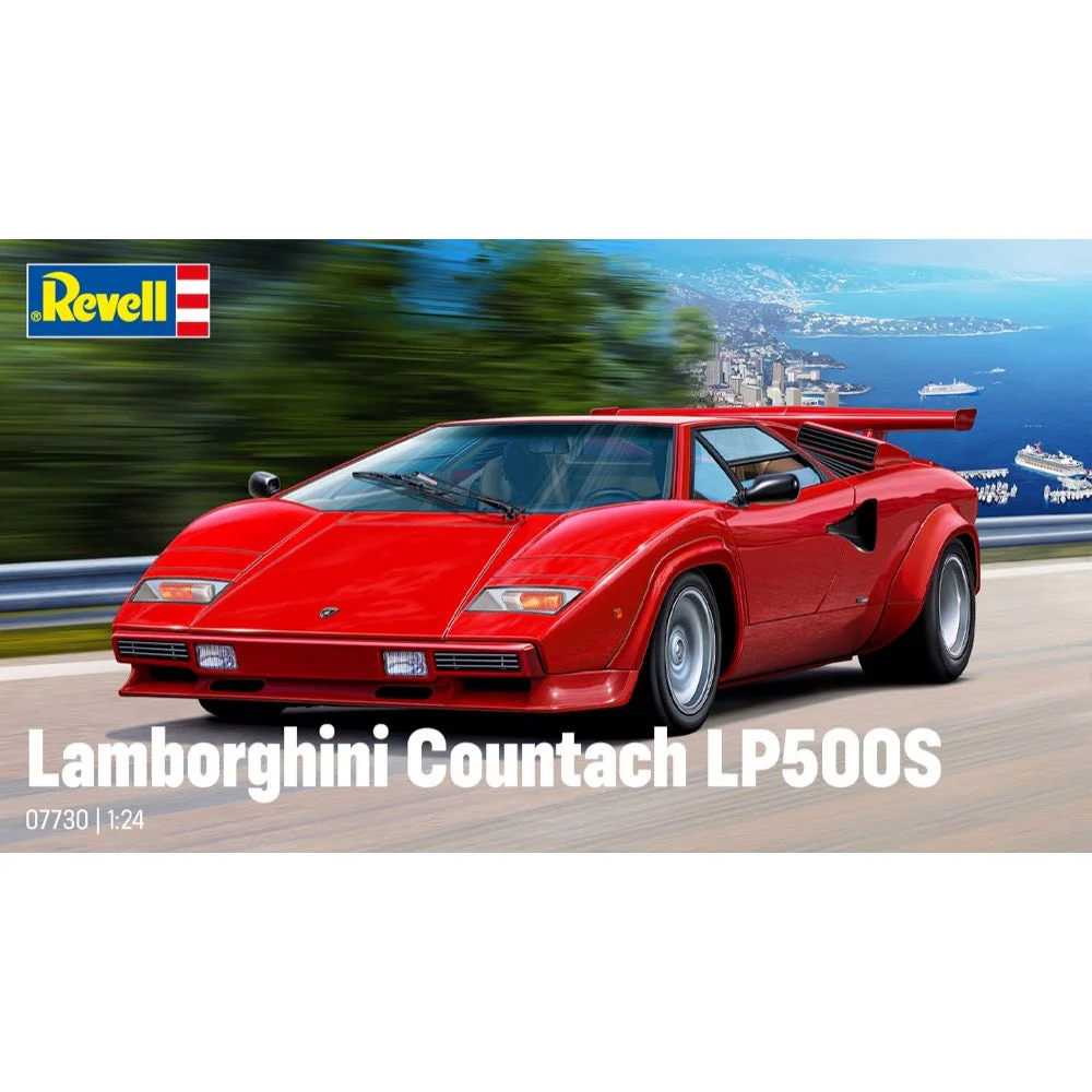 Revell 07730 1/24 Lamborghini Countach LP500S - Image 11