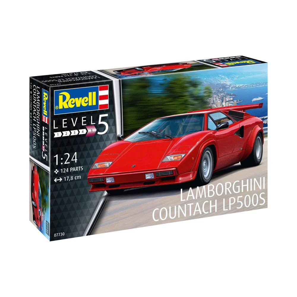 Revell 07730 1/24 Lamborghini Countach LP500S - Image 12