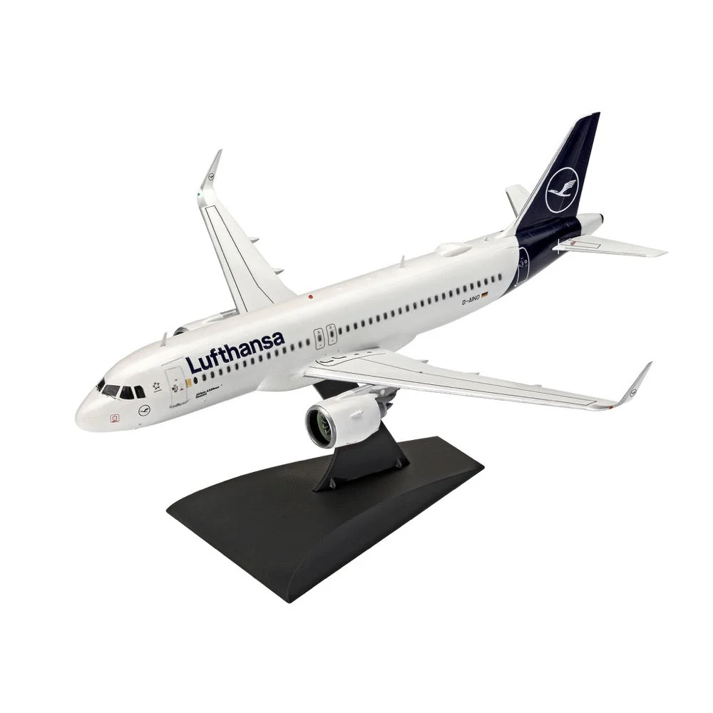 Revell 63942 1/144 Airbus A320 Neo Lufthansa Starter Set - Image 2