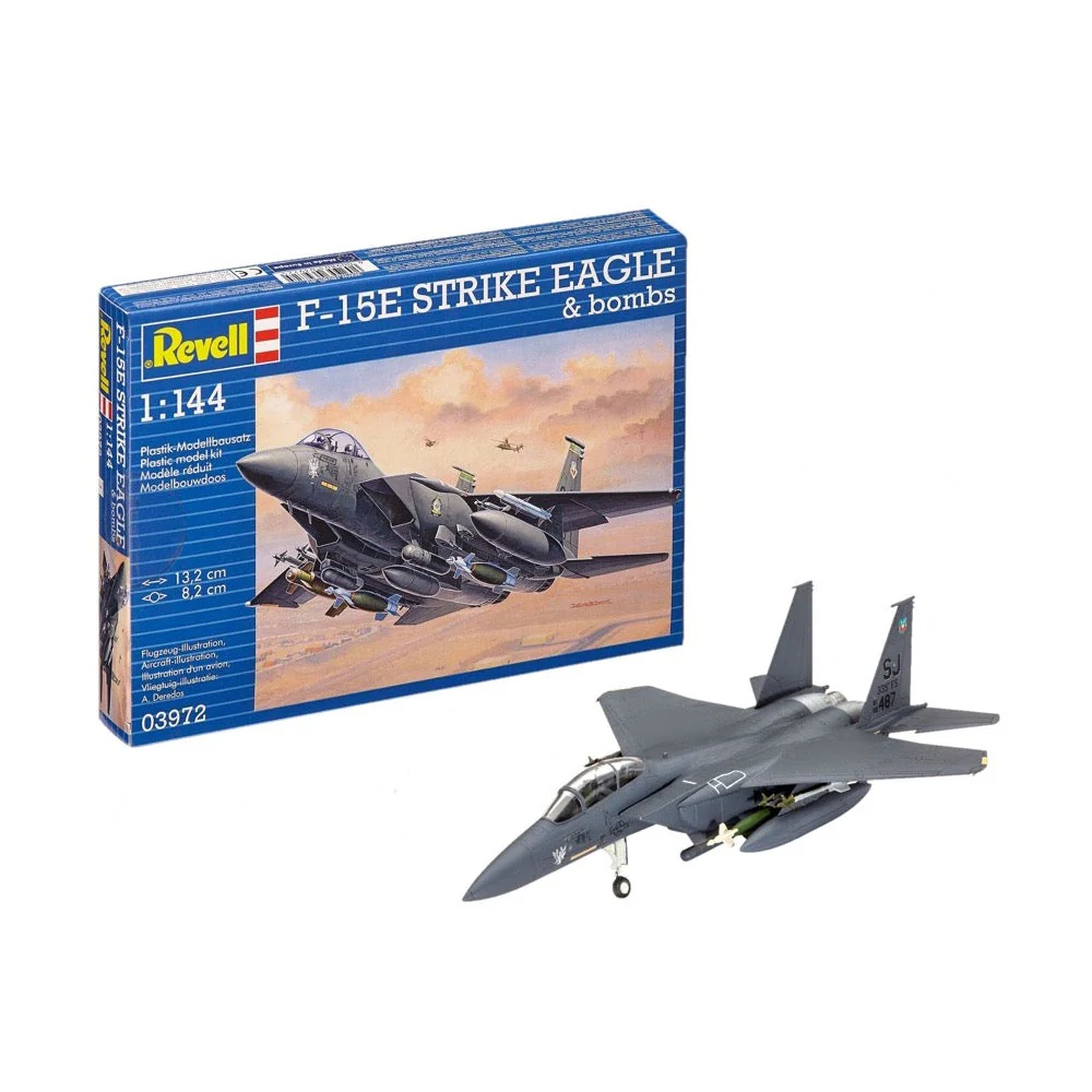 Revell 03972 1/144 F 15 Strke Eagle & Bombs - Image 3