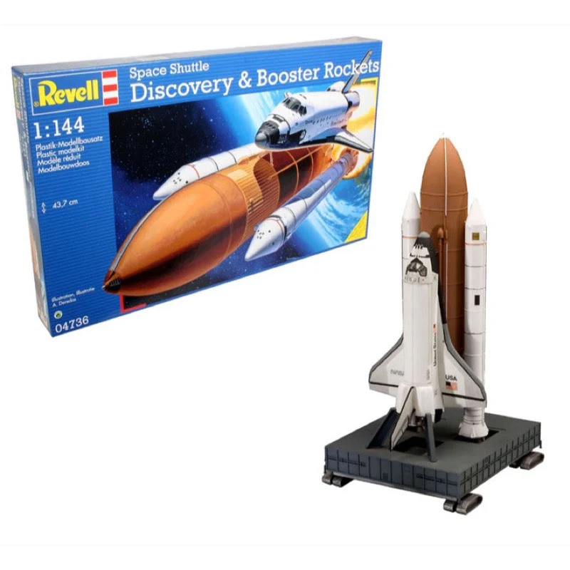 Revell 04736 1/144 Space Shuttle Discovery and Booster Rockets - Image 2