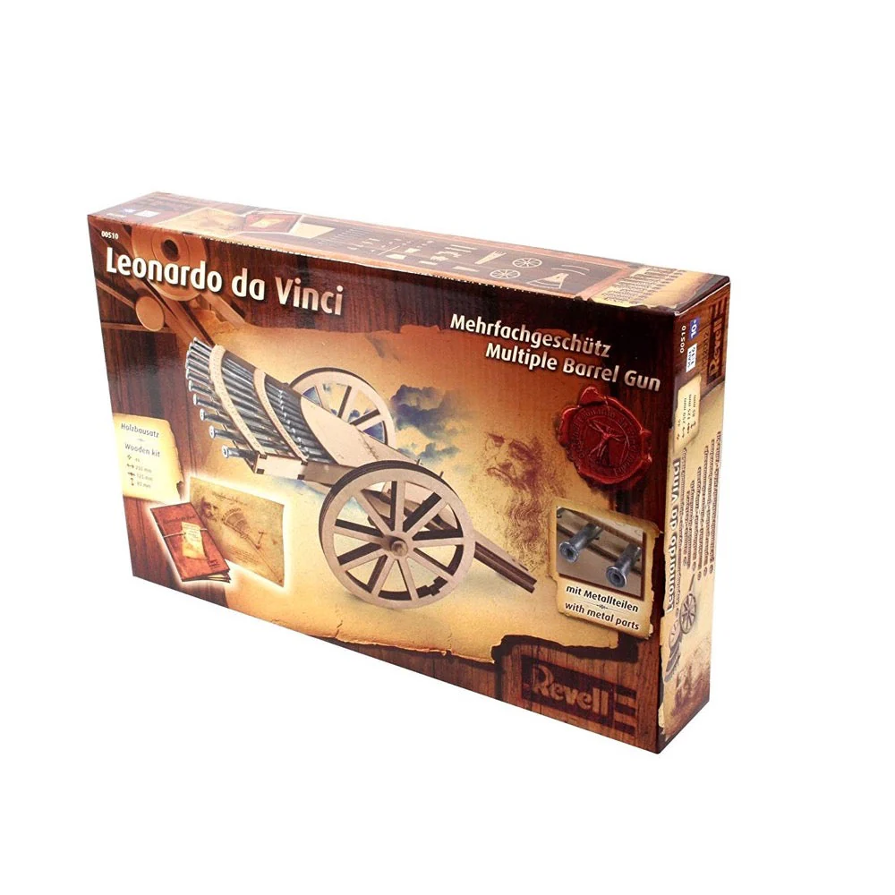 Revell 00510 1/16 Da Vinci Multiple Barrel Gun*** Final Stock - Image 4