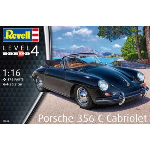 Revell 07043 1/16 Porsche 356 Convertible