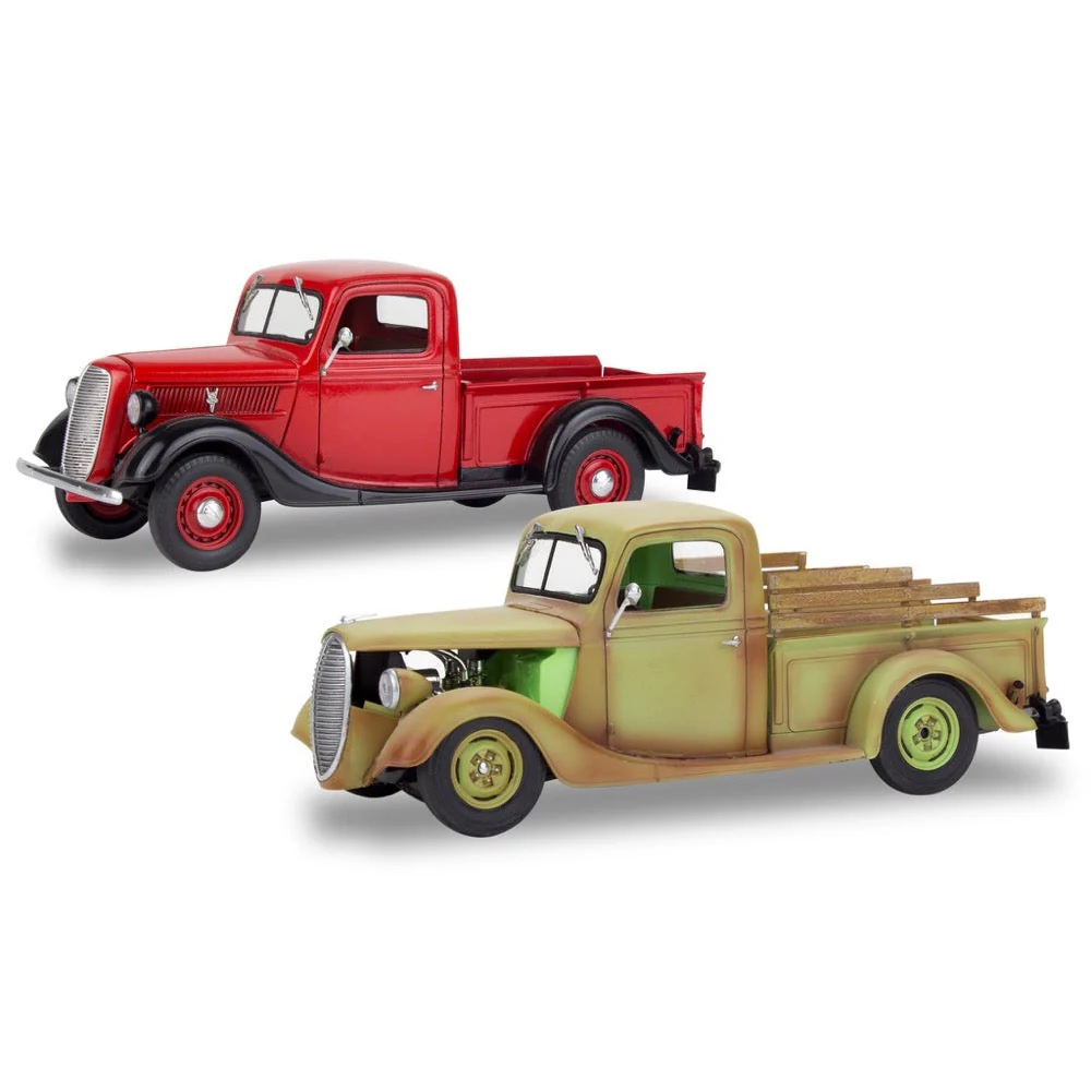 Revell 1/25 1937 Ford Pickup Street Rod With Surf Board - Image 2