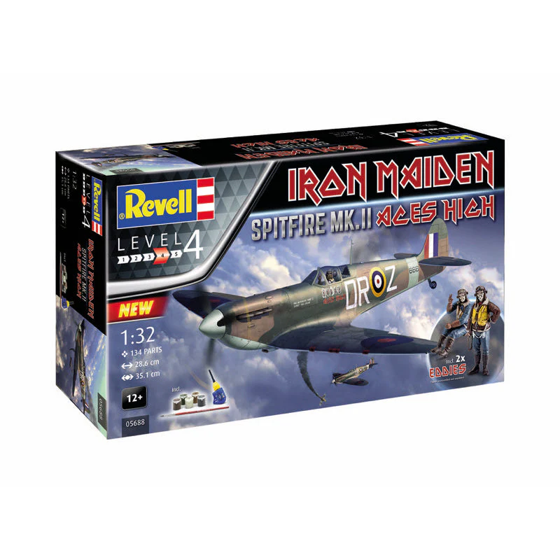 Revell 05688 1/32 Supermarine Spitfire Mk.II Iron Maiden Gift Set - Image 9