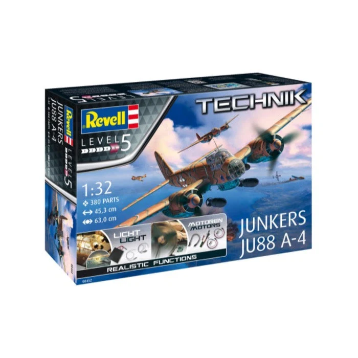 Revell 00452 1/32 Junkers Ju-88A-4 Teknic Kit - Image 7