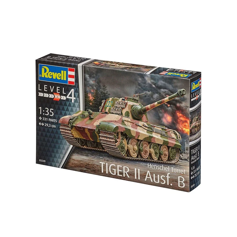 Revell 03249 1/35 Tiger II AUSF.B Henschel Turret - Image 8