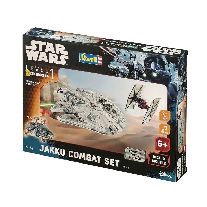 Revell 06758 1/50 Star Wars Build & Play Jakku Combat Set - Image 2