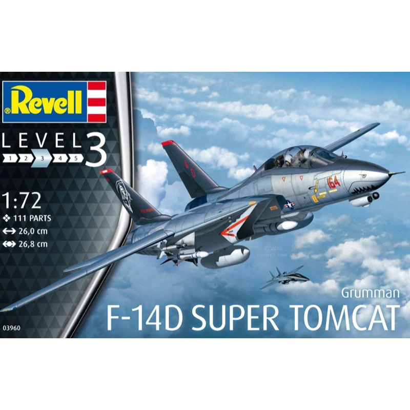 Revell 63960 1/72 F-14 Super Tomcat Starter set