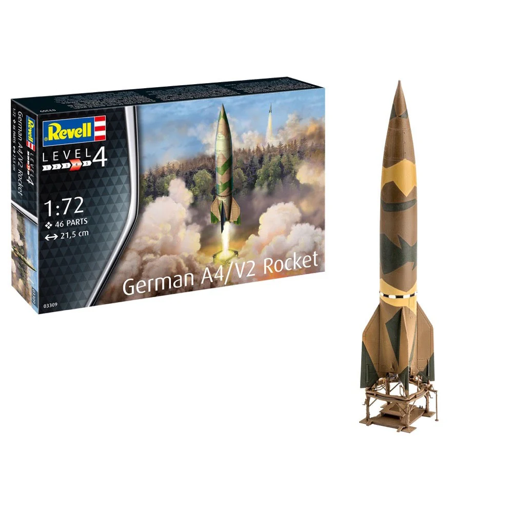 Revell 03309 1/72 German A4/V2 Rocket - Image 2