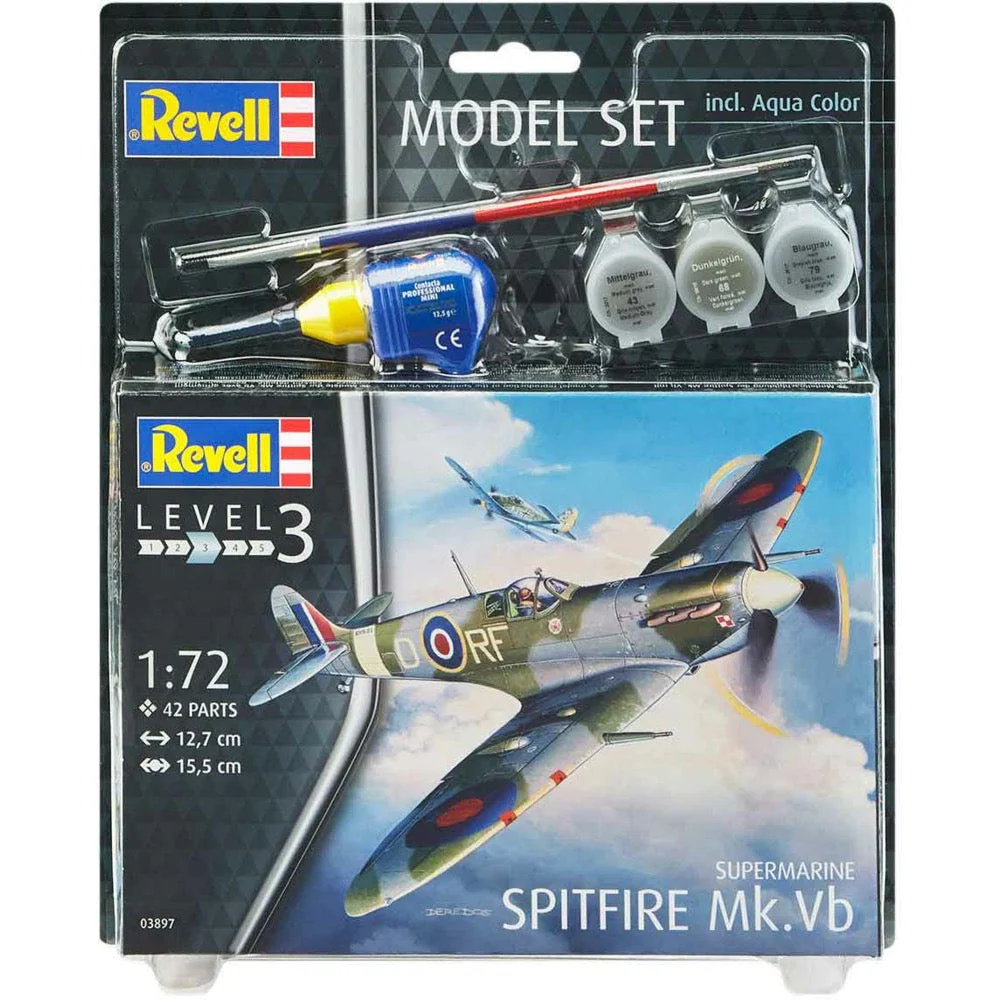 Revell 63897 1/72 Spitfire Mk. VB Starter Set
