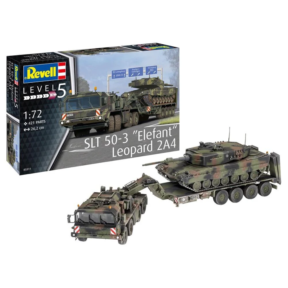 Revell 03311 1/72 SLT 50-3 Elefant and Leopard 2A4