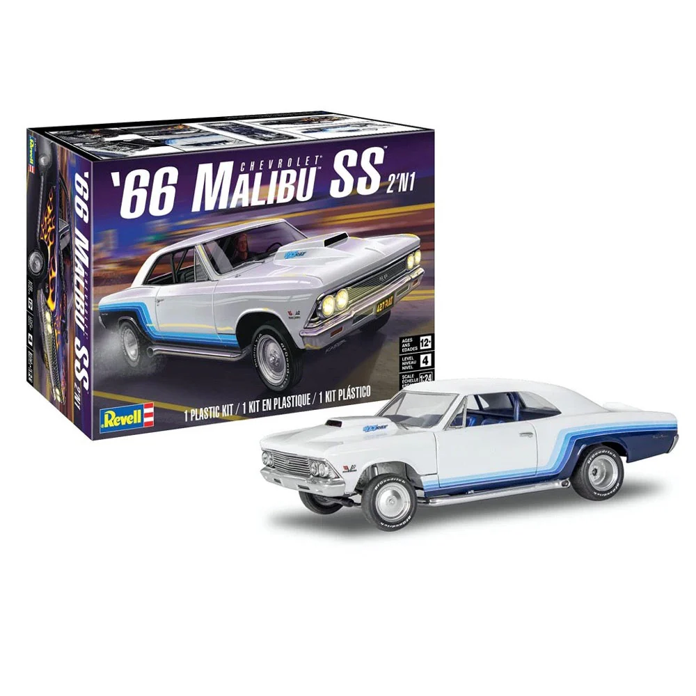 Revell 14520 1/24 1966 Malibu SS 2 in 1 - Image 7