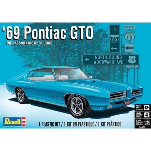 Revell 14530 1/24 1969 Pontiac GTO The Judge 2 In 1 - Image 10
