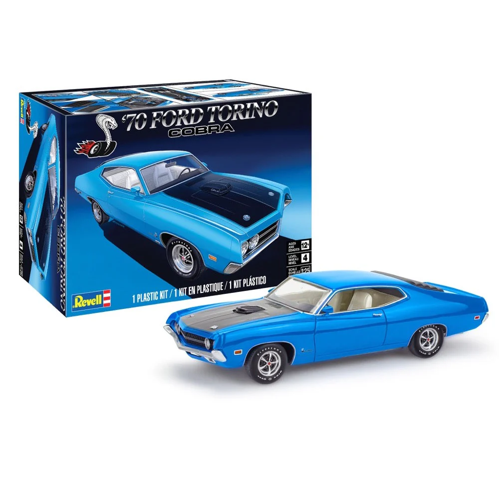 Revell 14534 1/24 1970 Ford Torino Cobra - Image 2