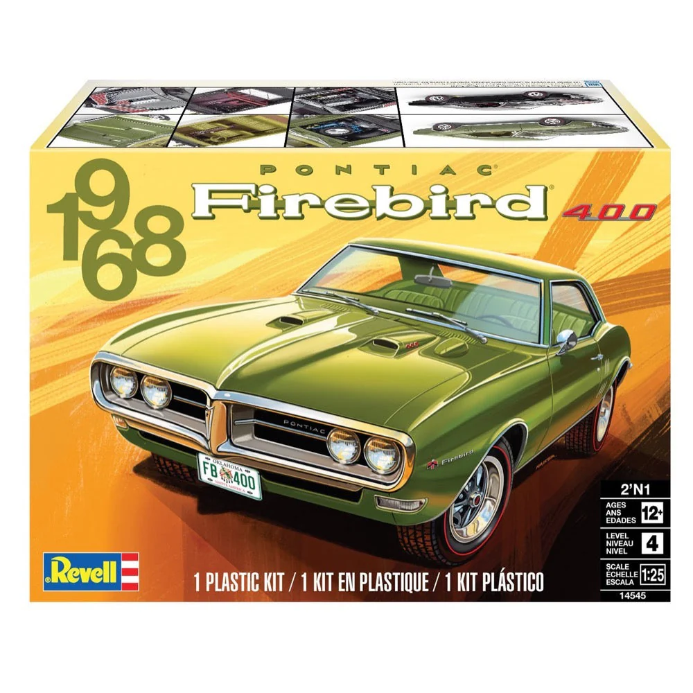 Revell 14545 1/25 68 Firebird - Image 4