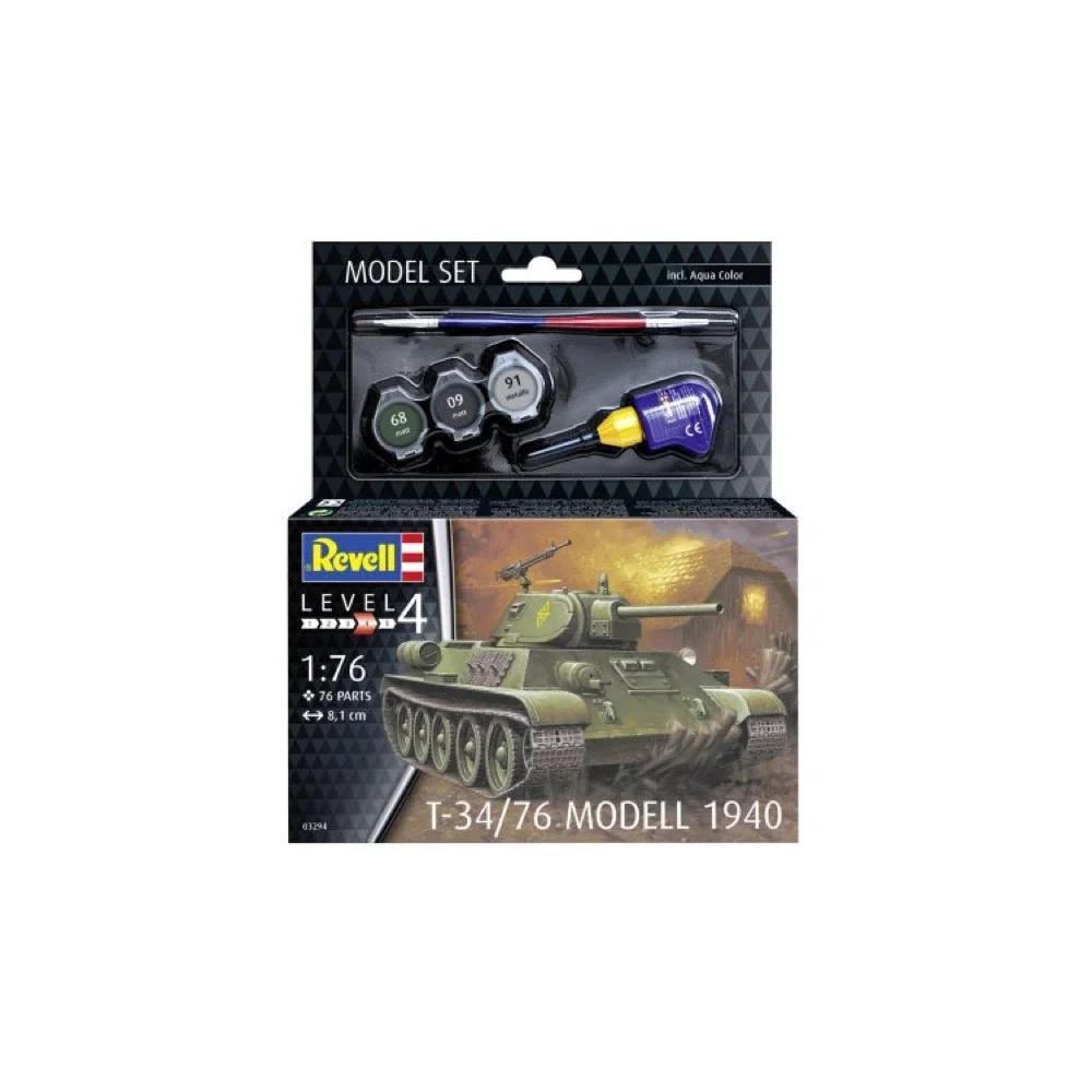 Revell 63294 1/76 T-34/76 Modell 1940 Model Kit Set - Image 2