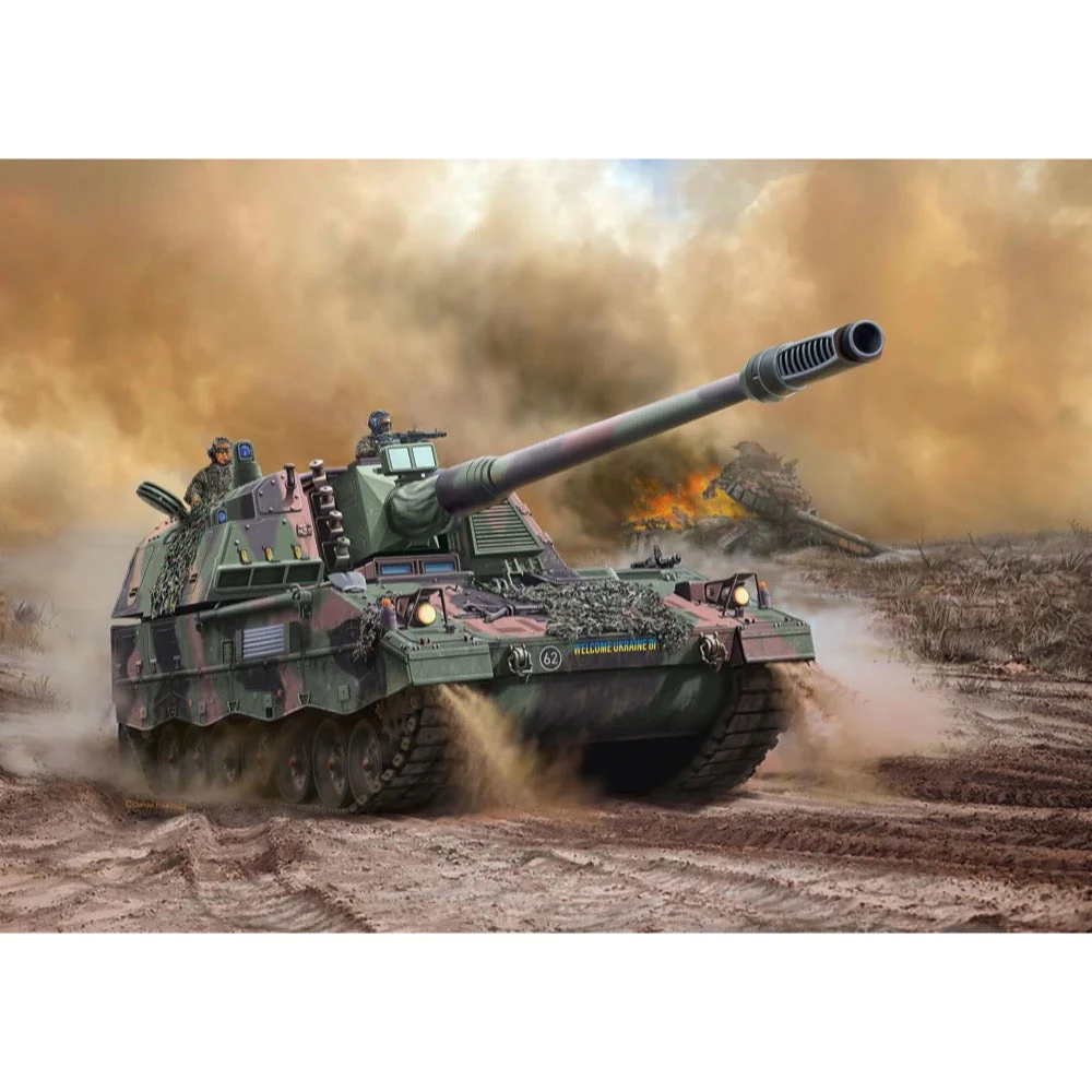 Revell 63347 1/72 Panzerhaubitze 2000 Model Kit Set - Image 2