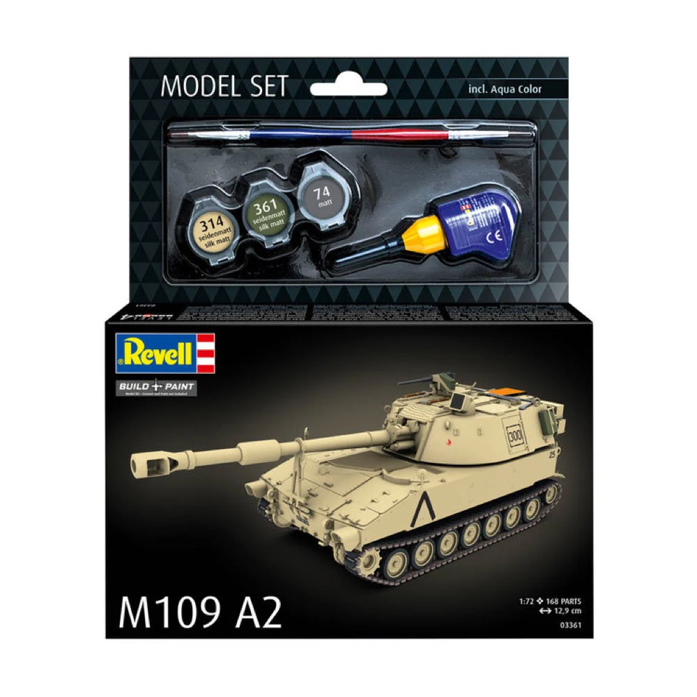 Revell 63361 1/72 M109 A2 Model Kit Set - Image 6