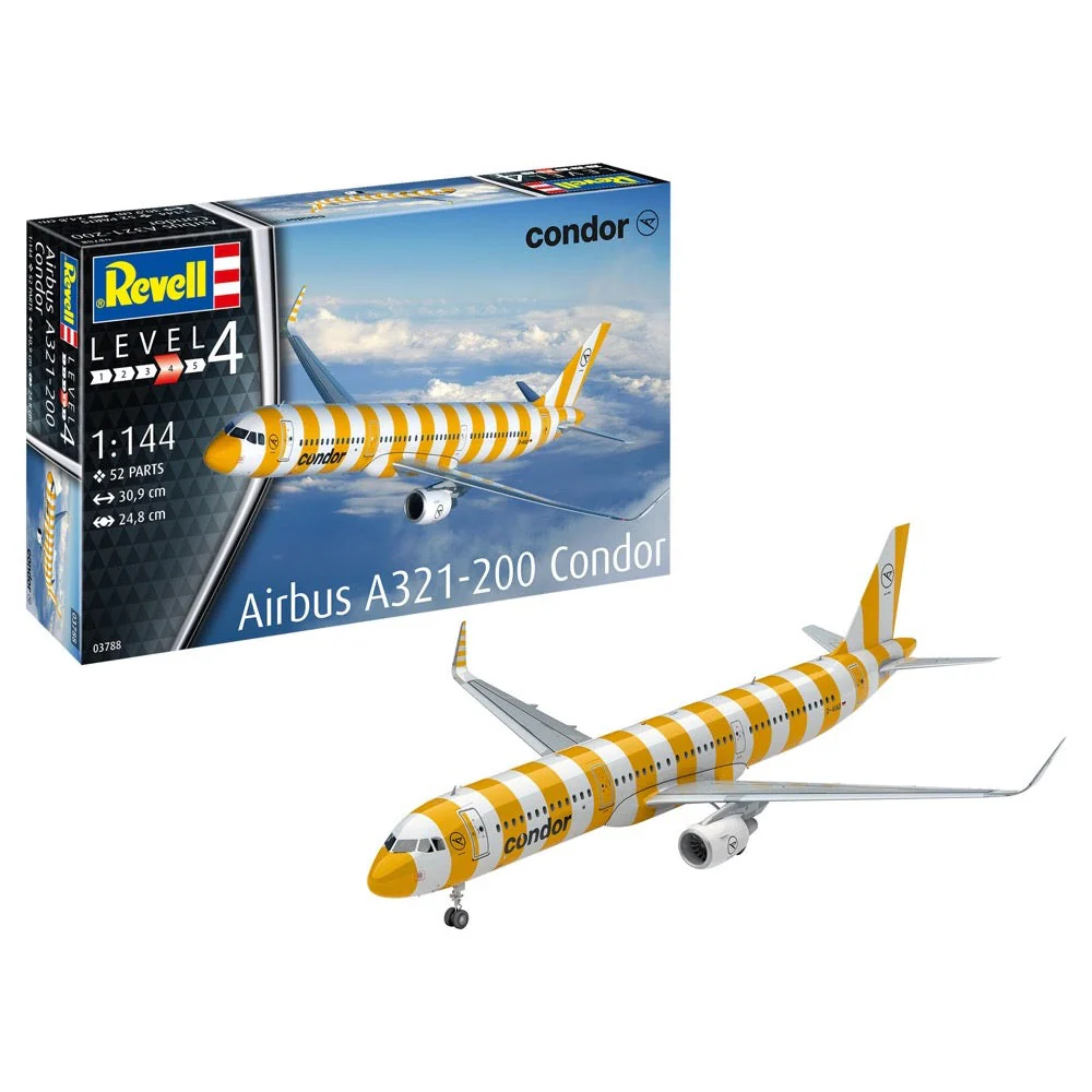 Revell 63788 1/144 A321-200 Condor Starter Set - Image 2