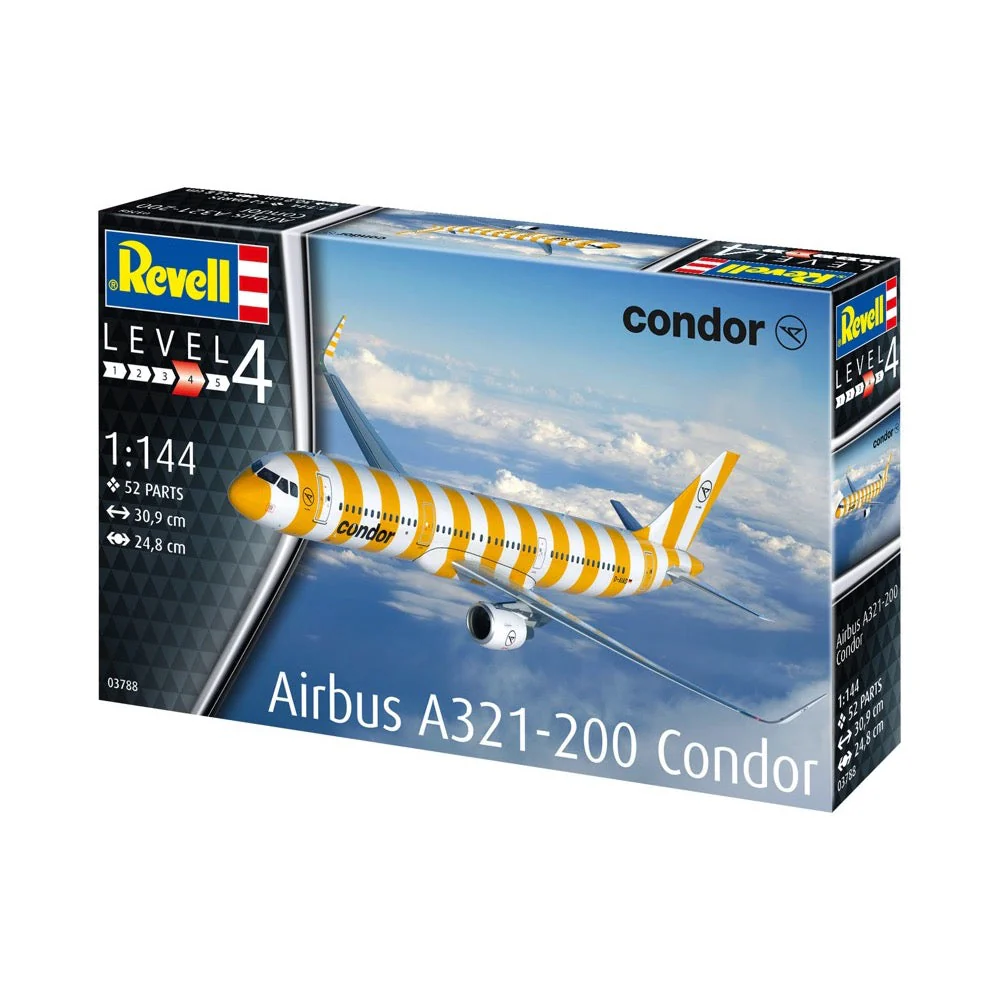 Revell 63788 1/144 A321-200 Condor Starter Set - Image 6
