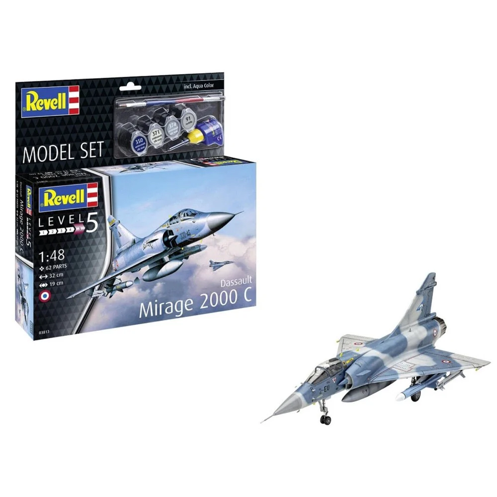 Revell 63813 1/48 Dassault Mirage 2000C Model Kit Set