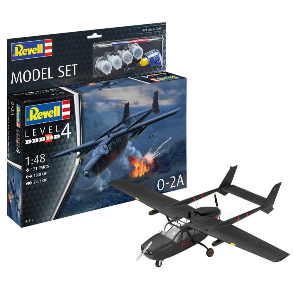 Revell 63819 1/48 O-2A Skymaster Starter Set