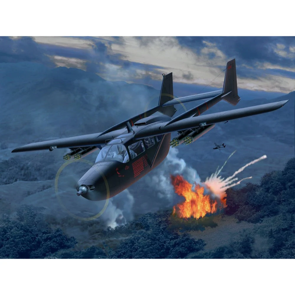 Revell 63819 1/48 O-2A Skymaster Starter Set - Image 7