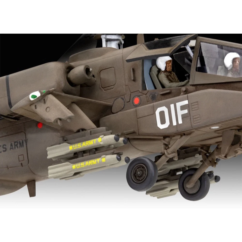Revell 63824 1/144 AH-64A Apache Starter Set - Image 3