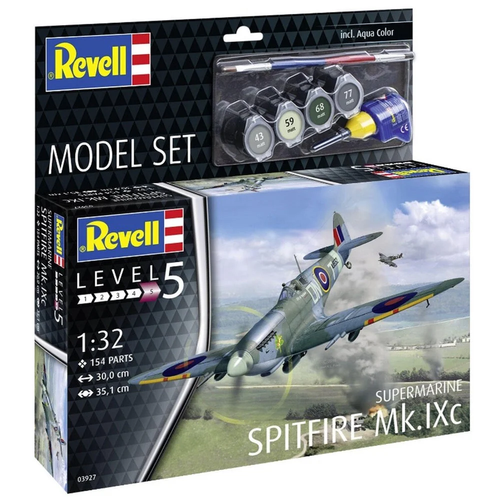 Revell 63927 1/32 Supermarine Spitfire Mk. IXc Model Kit Set - Image 8