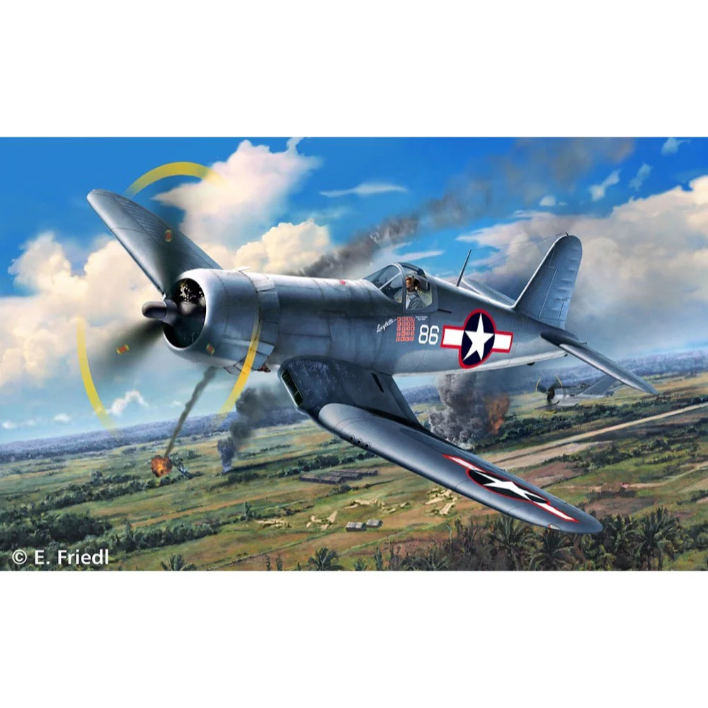 Revell 63983 1/72 Vought F4U-1D Corsair Starter Set - Image 3